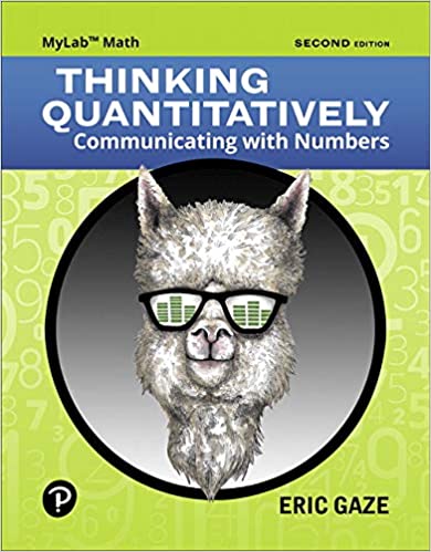 Thinking Quantitatively: Communicating with Numbers (2nd Edition) - Orginal Pdf